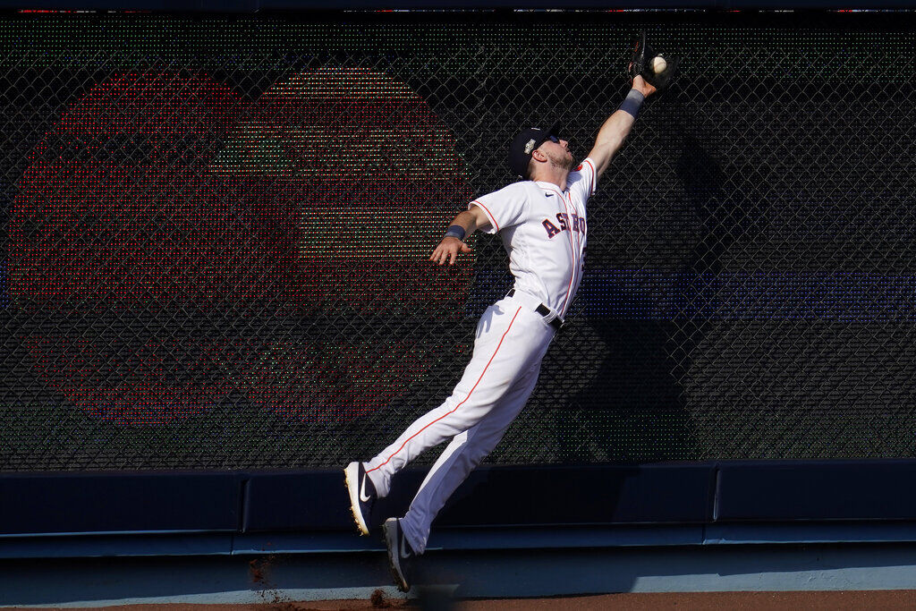 APTOPIX ALDS Athletics Astros Baseball